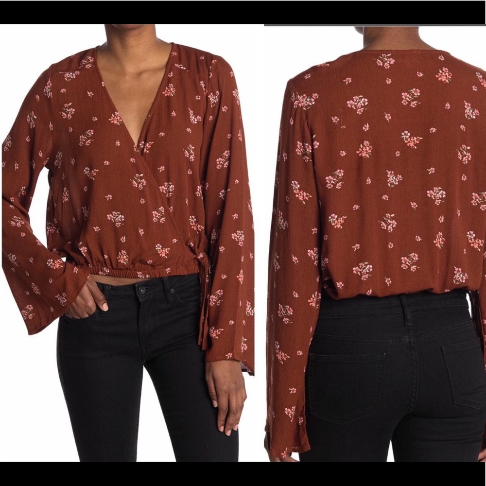 Free People We The Free Bell Sleeve Top